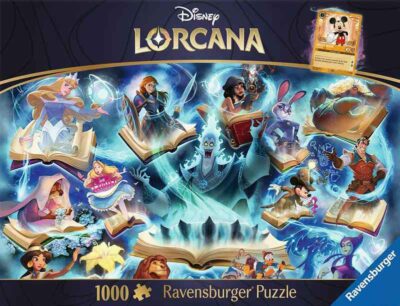 Glimmers of the Realm: Sapphire palapeli 1000 palaa on Ravensburgerin syksyn 2025 uutuus Disney-palapeli.