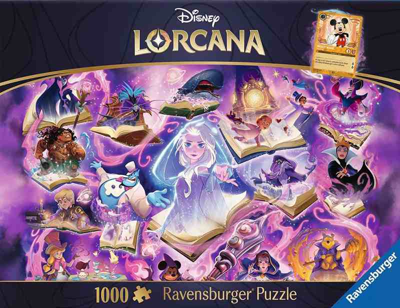 DLC Glimmers of the Realm Amethyst palapeli 1000 palaa on Ravensburgerin syksyn 2025 uutuus Disney-palapeli.