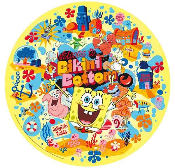 Ravensburger Spongebob Squarepants palapeli 500 palaa pyöreä - Image 2