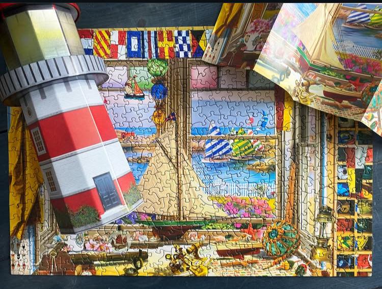 Eurographicsin 550 palan majakka-palapeli on sopiva palapeli mindfulness-hetkeen