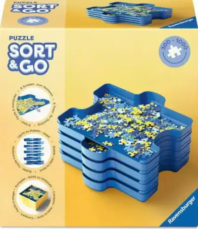 Ravensburger palapelin lajittelulaatikot 8 kappaletta.
