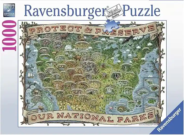 Ravensburger Protect and Preserve USA palapeli 1000 palaa - Image 2