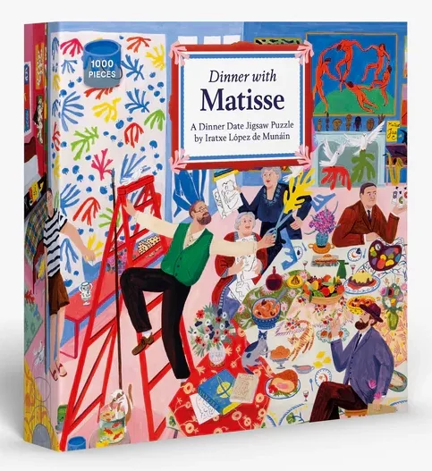 Dinner with Matisse palapeli 1000 palaa on Iratxe López de Munáin kuvittama Henri Matisse -aiheinen taidepalapeli.