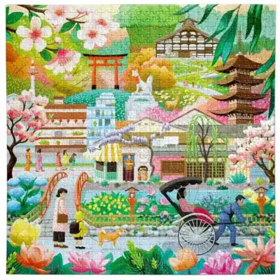 Seasons in Kyoto palapeli 1000 palaa on Japani-aiheinen palapeli.