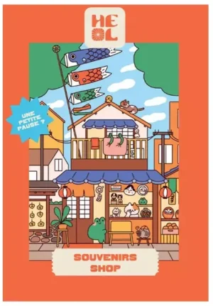 Souvenirs Shop palapeli 99 palaa on Heol'n  99 palan matkamuistomyymälä-aiheinen minipalapeli.