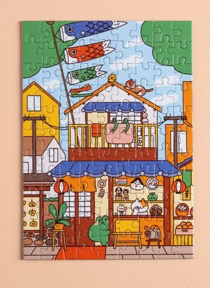 Souvenirs Shop palapeli 99 palaa on Heol'n 99 palan matkamuistomyymälä-aiheinen minipalapeli.