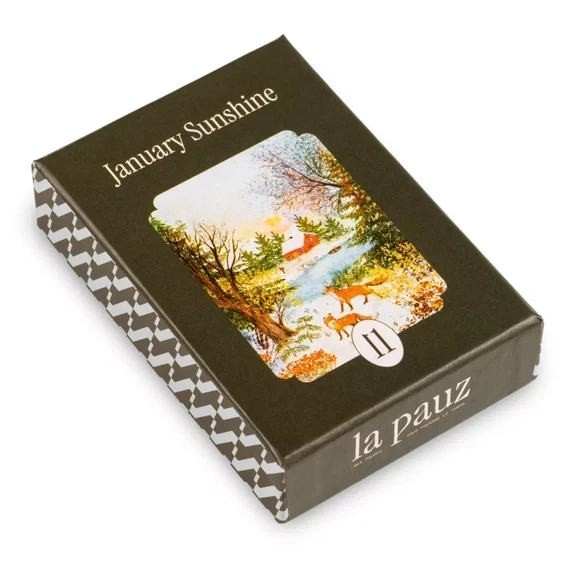 January Sunshine palapeli 99 palaa on La Pauz'n 99 palan kettu- ja talviaiheinen minipalapeli.