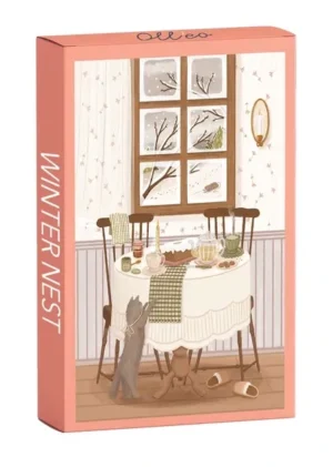 Winter Nest -palapeli 99 palaa on Olleo Puzzles'n jouluinen minipalapeli, jonka on kuvittanut Louise Gobinet.