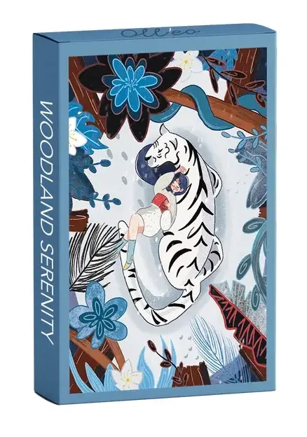 Woodland Serenity -palapeli 99 palaa on Olleo Puzzles'n talvinen minipalapeli, jonka on kuvittanut FNY.