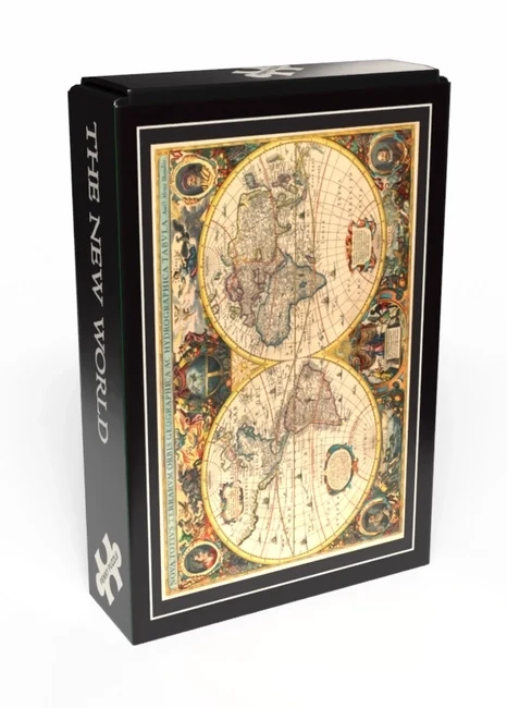 The New World palapeli 99 palaa on tanskalaisen Penny Puzzlen maailmankartta-aiheinen minipalapeli.