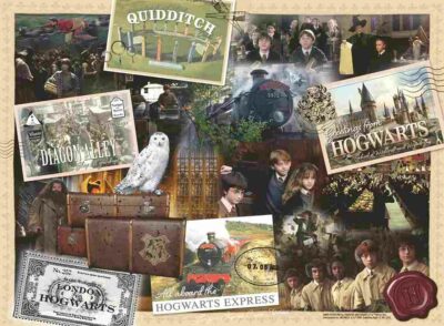 Harry Potter & Friends palapeli 300 palaa (Takaisin Tylypahkaan) on tavallista isommilla palaloilla