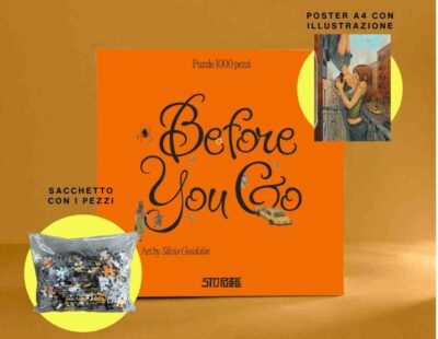 Before You go palapeli 1000 palaa on Silvia Guidolin kuvitus New Yorkista. 