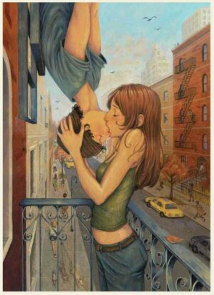 Before You go palapeli 1000 palaa on Silvia Guidolin kuvitus New Yorkista.