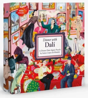 Dinner with Dali palapeli 1000 palaa on Iratxe López de Munáin kuvittama Salvador Dali -aiheinen taidepalapeli.