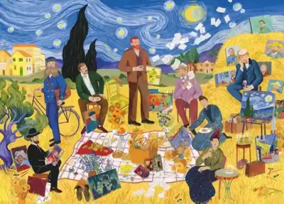 Dinner with van Gogh palapeli 1000 palaa - Image 2