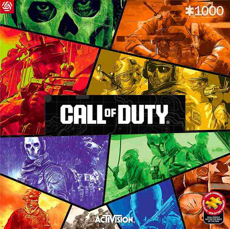 Call of Duty Operators palapeli 1000 palaa on Good Lootin peliaiheinen palapeli.