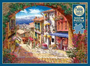 Archway to Cagnes palapeli 500 palaa on Cobble Hillin maisemapalapeli.