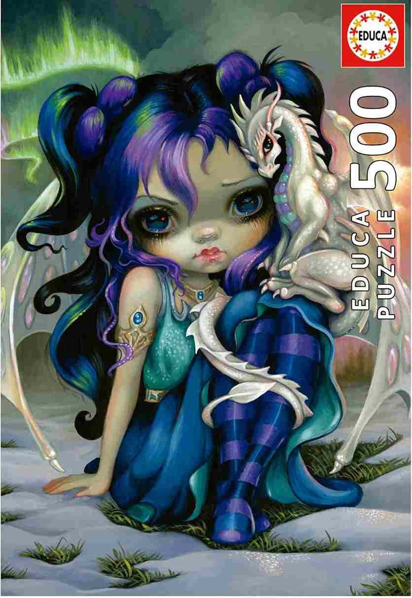 Dragon Fairy palapeli 500 palaa on Educan fantasia-aiheinen palapeli