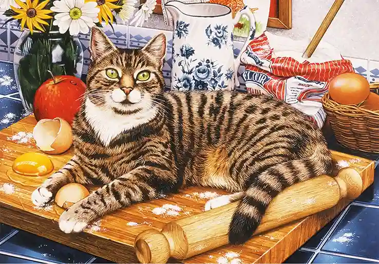 A Cracking Bake palapeli 500 palaa on Gibsonsin kissapalapeli, jonka on kuvittanut Geoff Tristan.