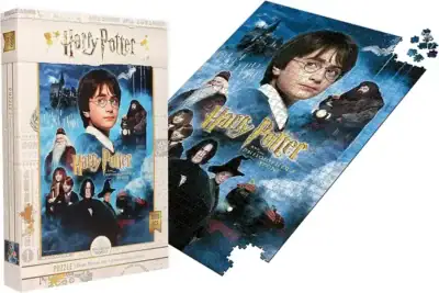 Harry Potter and the Philosopher's Stone palapeli 1000 palaa on Harry Potter -elokuvajulisteen kuva. harry Potter palapelit