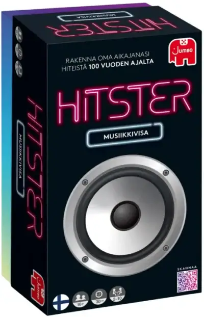Hitster Original on yksi suosituimmista musiikkiparty- ja seurapeleistä,