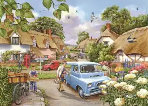 Morning Fresh palapeli 500 palaa on House of Puzzles (HOP) nostalgia-aiheinen palapeli, jonka on kuvittanut Keith Stapleton.