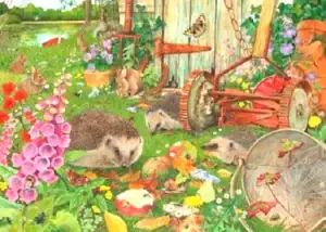 Bottom Of The Garden palapeli 1000 palaa on House of Puzzles (HOP) siilipalapeli.