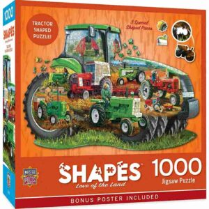 Love of the Land palapeli 1000 palaa on MasterPiecen traktoriaiheinen muotopalapeli.