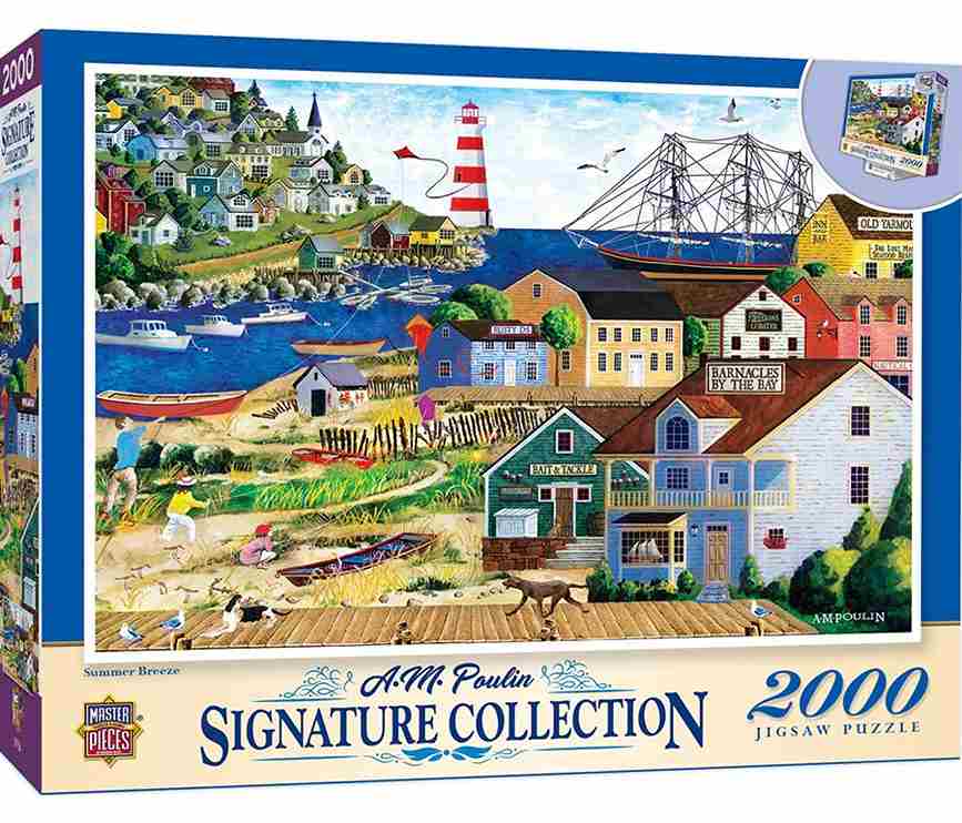 Summer Breeze palapeli 2000 palaa on kyläaiheinen palapeli, joka kuuluu MasterPiecen Signature Collection -sarjaa