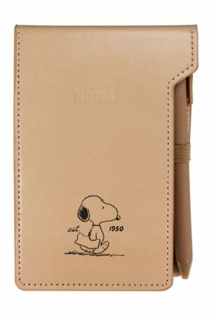 Snoopy muistikirja ja kynä kulkee kätevästi laukussa. Peanuts To Do List with Pen Snoopy