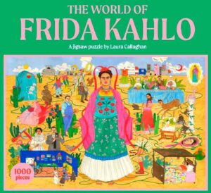 The World of Frida Kahlo palapeli 1000 palaa on Laurence Kingin julkaisema ja Laura Callghanin kuvittama taidepalapeli.