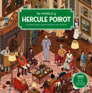 The World of Hercule Poirot palapeli 1000 palaa on Laurence Kingin julkaisema ja Ilya Milstein kuvittama.