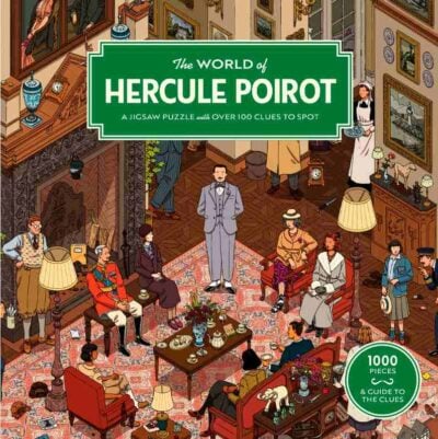 The World of Hercule Poirot palapeli 1000 palaa on Laurence Kingin julkaisema ja Ilya Milstein kuvittama.