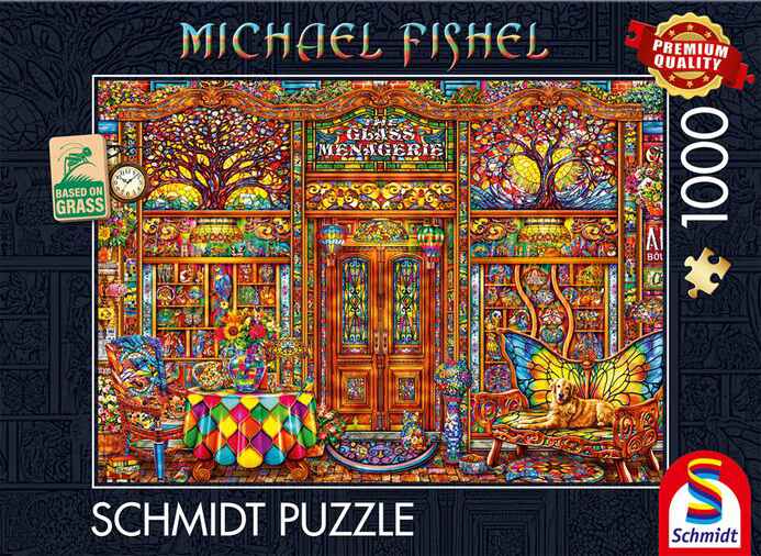 Glass menagerie palapeli 1000 palaa on Schmidt Spielen tiffanylasi-aiheinen huonepalapeli.