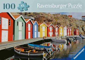 Colourful Houses of Sweden palapeli 100 palaa XL palat isot palat