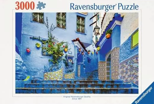 Colorful Marrakech palapeli 3000 palaa on Ravensburgerin tammikuu 2026 uutuus. Tämä 3000 palan Marokko-aiheinen maisemapalapeli