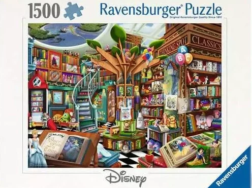 Disney Story Book palapeli 1500 palaa on Ravensburgerin tammikuu 2026 Disney-uutuus.