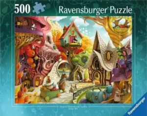 Home Sweet Home palapeli 500 palaa on Demelsa Haughtonin kuvittama fantasia palapeli.