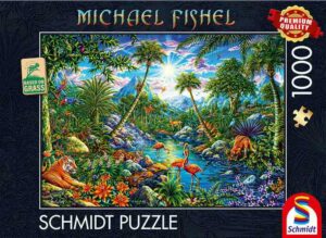 Island paradise palapeli 1000 palaa on Schmidt Spielen tropiikkiaiheinen palapeli