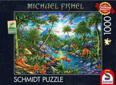 Island paradise palapeli 1000 palaa on Schmidt Spielen tropiikkiaiheinen palapeli