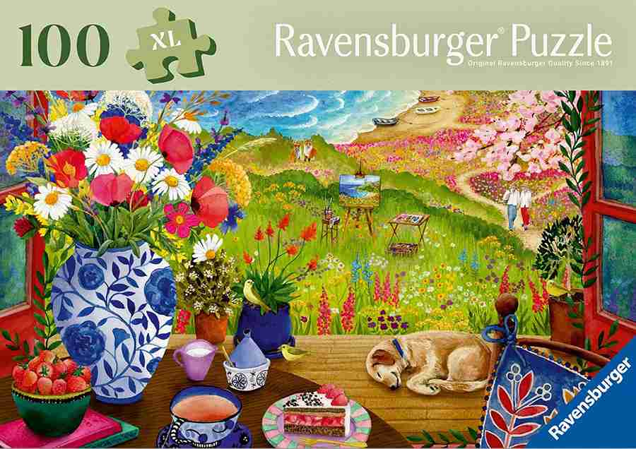 Seaside view out the window palapeli 100 palaa XL palat isopalainen palapeli