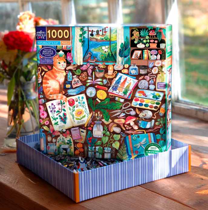 eeBoo Naturalist's Cat palapeli 1000 palaa - Image 3