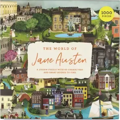 The World of Jane Austen palapeli 1000 palaa on Laurence Kingin julkaisema ja Barry Falls'n kuvittama kirjallisuus palapeli.