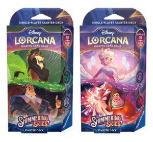 Disney Lorcana korttipeli Shimmering Skies on strategiakorttipeli Ravensburger