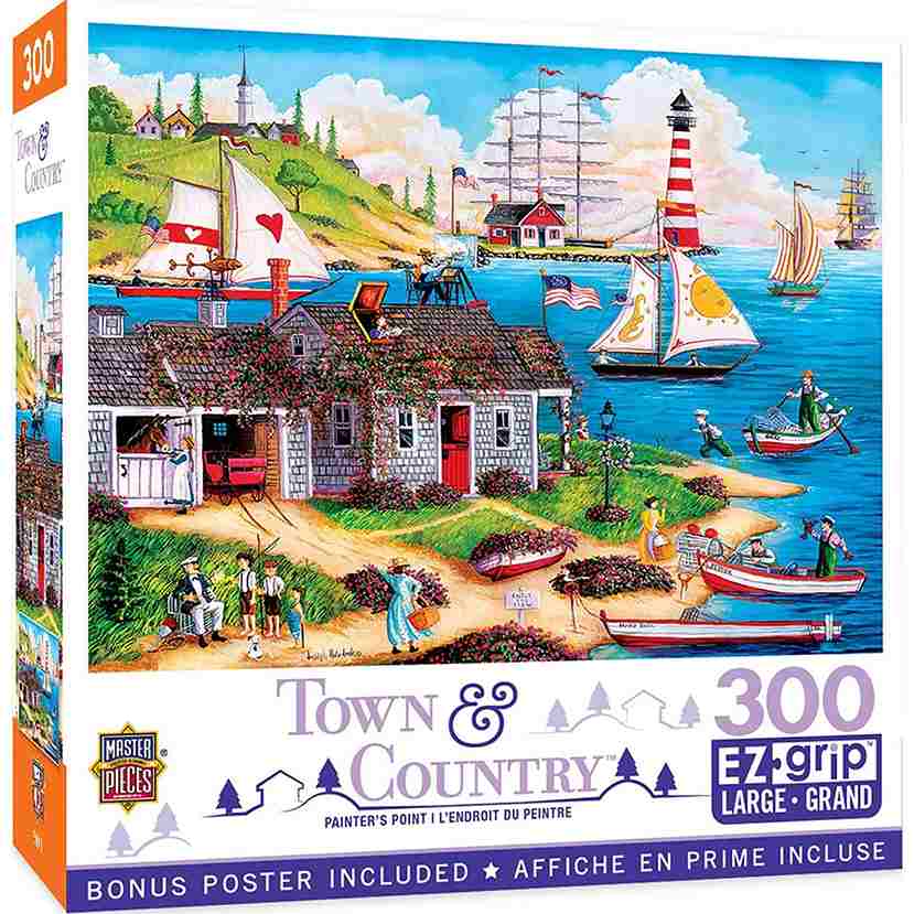 Painter's Point palapeli 300 palaa on MasterPiecen Kaupunki ja maaseutu -sarjan isopalainen palapeli.