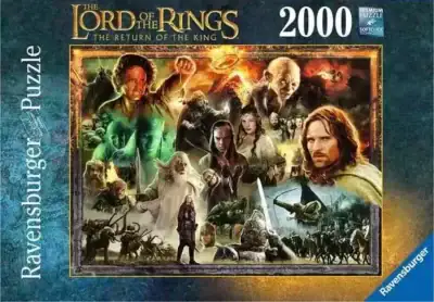 Ravensburgerin Return of the King 2000 palan palapeli vie kokoajan suoraan Taru sormusten herrasta -trilogian huipennukseen.