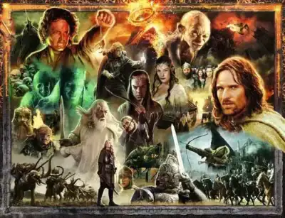 Return of the King palapeli 2000 palaa on Lord of the Rings -palapelitrilogian osa