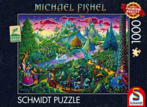 Fantastic fairy world palapeli 1000 palaa on Schmidt Spielen fantasia-aiheinen palapeli.