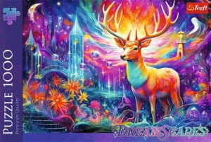 Mystical Deer palapeli 1000 palaa on Treflin peurapalapeli Premium Plus -laadulla, Dream Scapes -sarjaa.