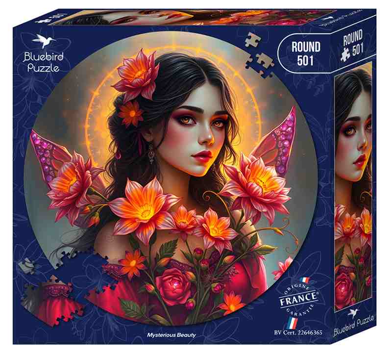 Bluebird Mysterious Beauty pyöreä palapeli 500 palaa - Image 2